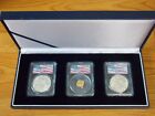 2001 1999 1 of 1000 Gold Silver Eagle Set PCGS WTC World Trade Center 911