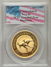 2000 100 AUSTRALIAN ELIZABETH 911 WTC GOLD GROUND ZERO RECOVERY  PCGS GEM 