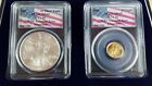 WTC Recovery Coin Set 1 of 1000 2001 Silver Eagle 1999 5 Gold Eagle MS69 RARE