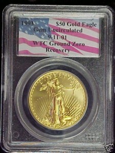 wtc50gold  1993 $50 Gold Eagle