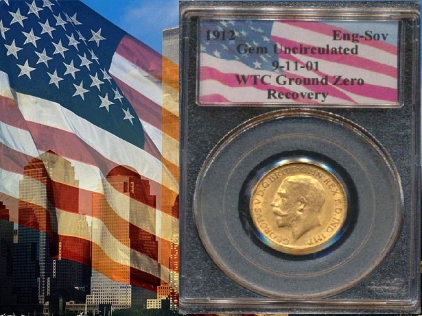 wtc english coins  WTC 1912 Sovereign