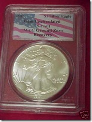 wtcsilver  $1 Silver Eagle 1987