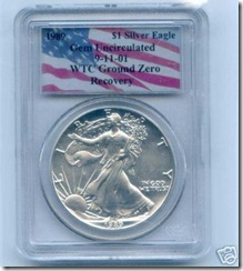 wtcsilver $1 Silver Eagle 1989 BU