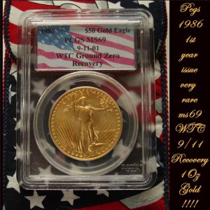 wtc50gold  1986 $50 Gold Eagle