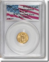 wtc coins 1 of 269  WTC 1 of 269 5 Coin Set