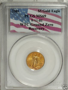 wtc coin news  Just Found this $5 2001 on Ebay